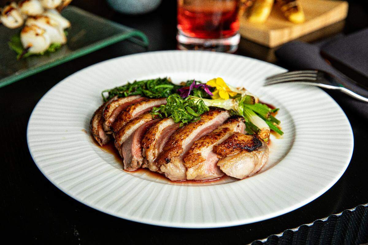 The Duck Breast at Mizu.