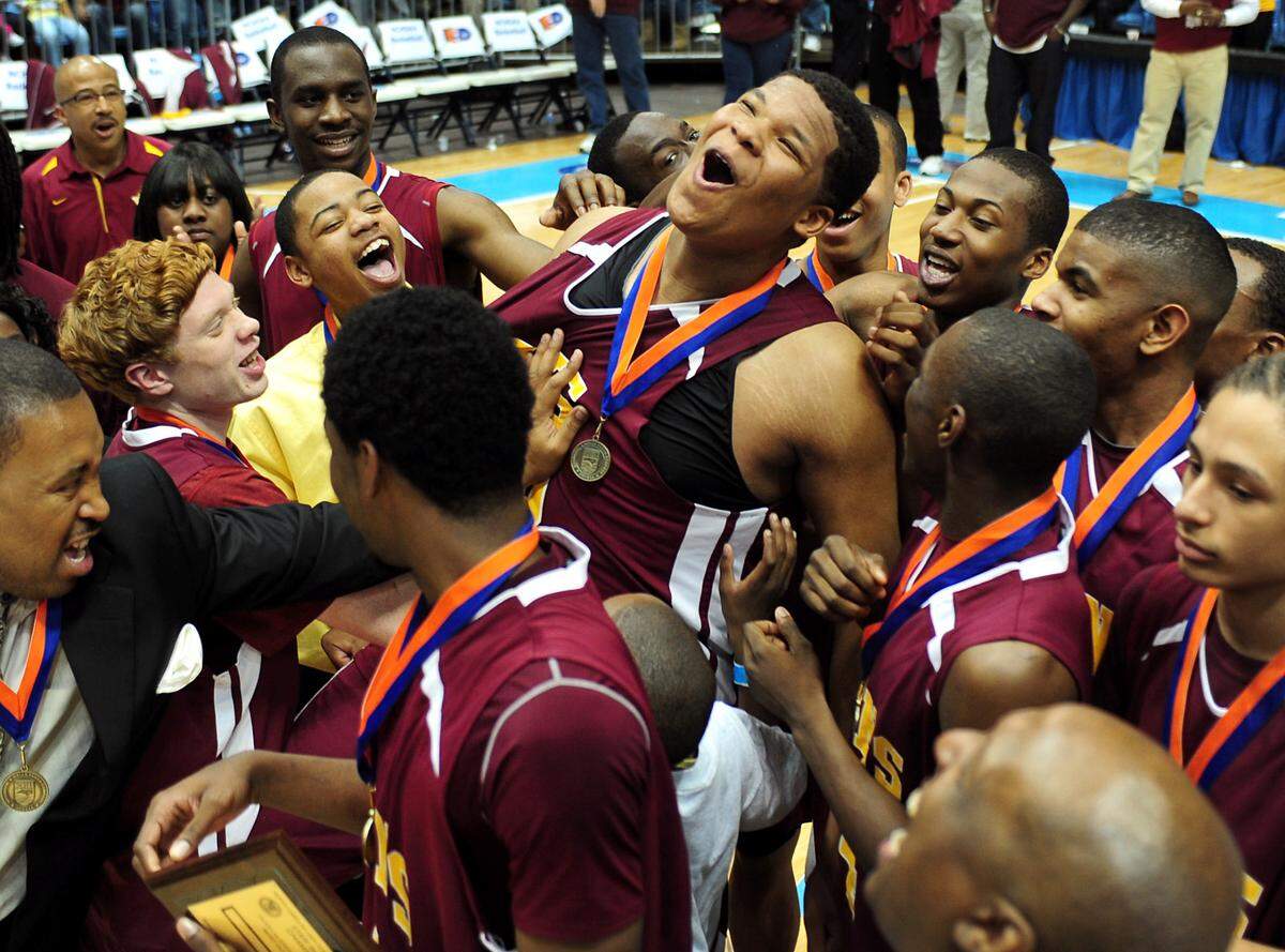 A March 12, 2011 photo shows Kennedy Meeks, then a center for West Charlotte, after being named the MVP for the N.C. 4A Championship game in Chapel Hill.