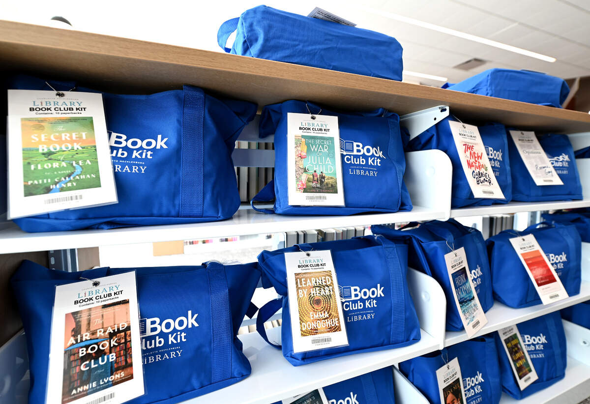 The new University City Regional Library has 30 new book club kits to serve local book clubs. The kits are already shelved and contain 10 paperback books and a discussion guide.