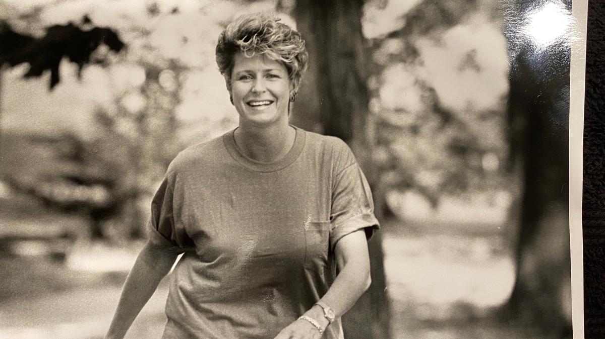 Jane Carnes on one of her walks around Charlotte. Neighbors knew her as “Walking Jane” for her daily habit of three strolls a day, sometimes averaging up to 15 miles.