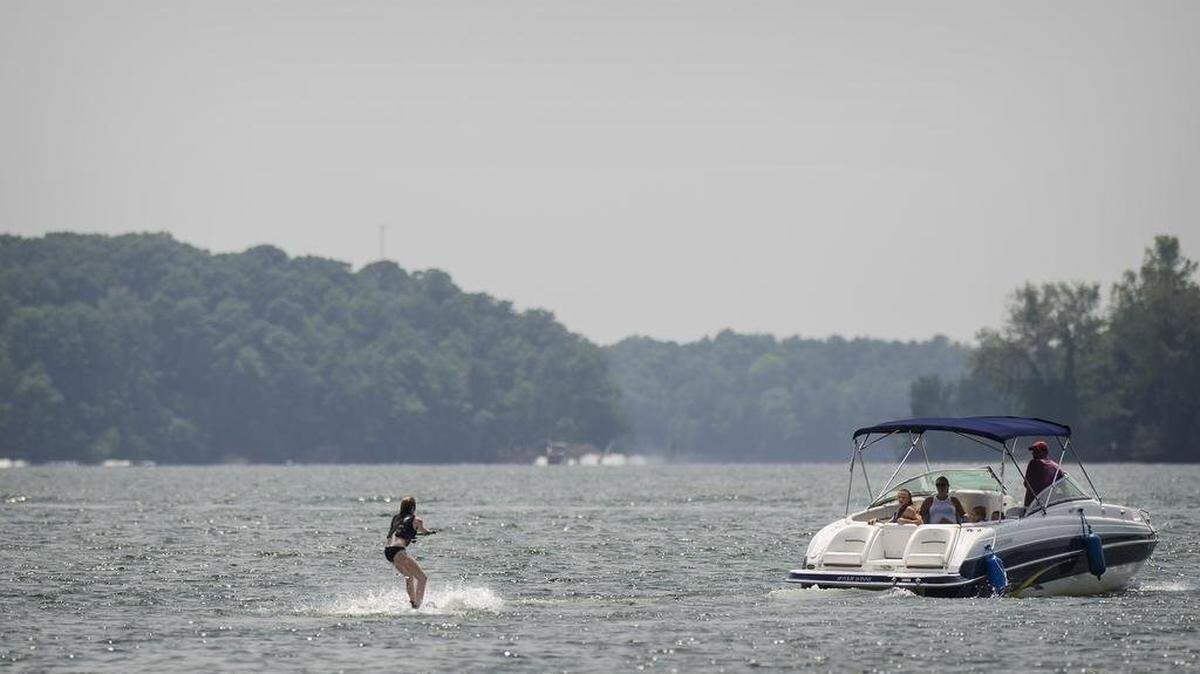 The Lincoln County sheriff is investigating a report of a man seen running from a vehicle as it rolled backward into Lake Norman early Sunday.