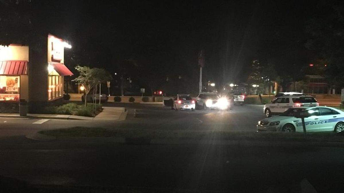 A man was seriously injured following a two-car shootout near a restaurant in west Charlotte Friday night.