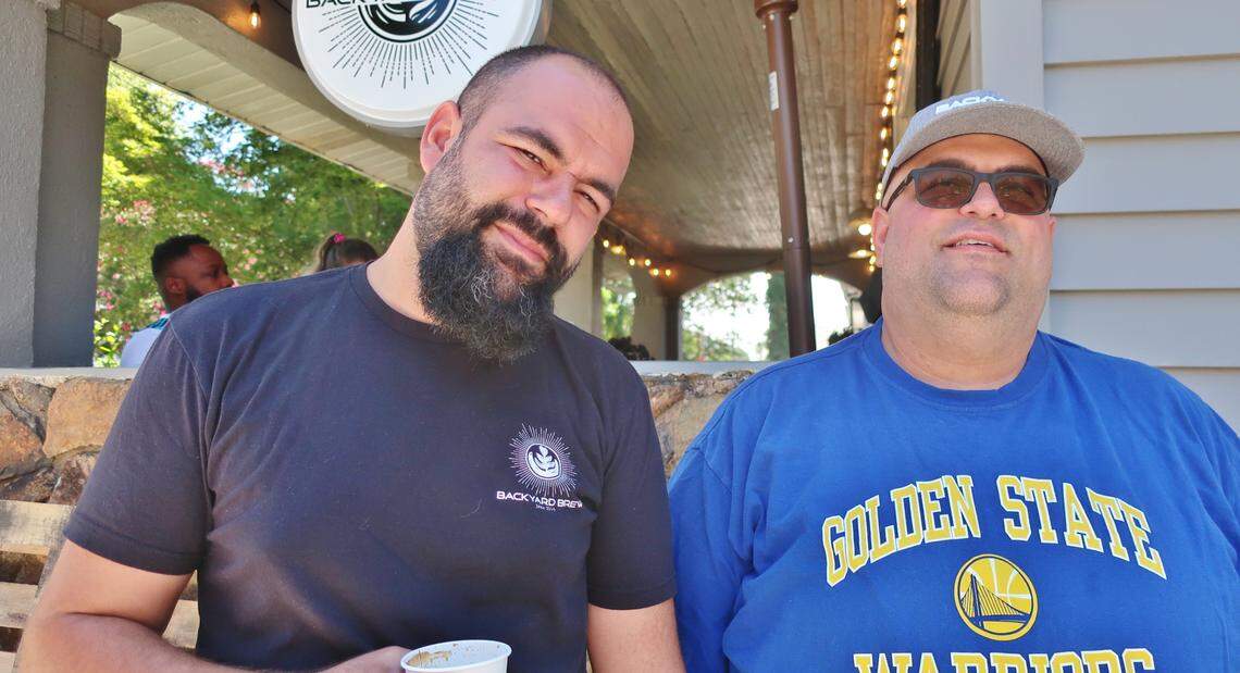 Backyard Brew co-owners and brothers Ryan Khalil and TK Khalil at the coffee shop on East Boulevard.