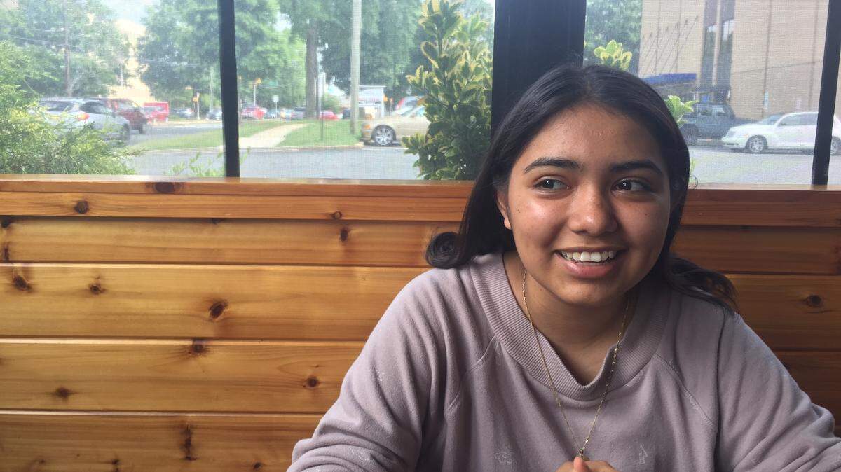 Geraldine Ledezma is a senior at South Meck High School. She is undocumented and advocates for immigrant rights.