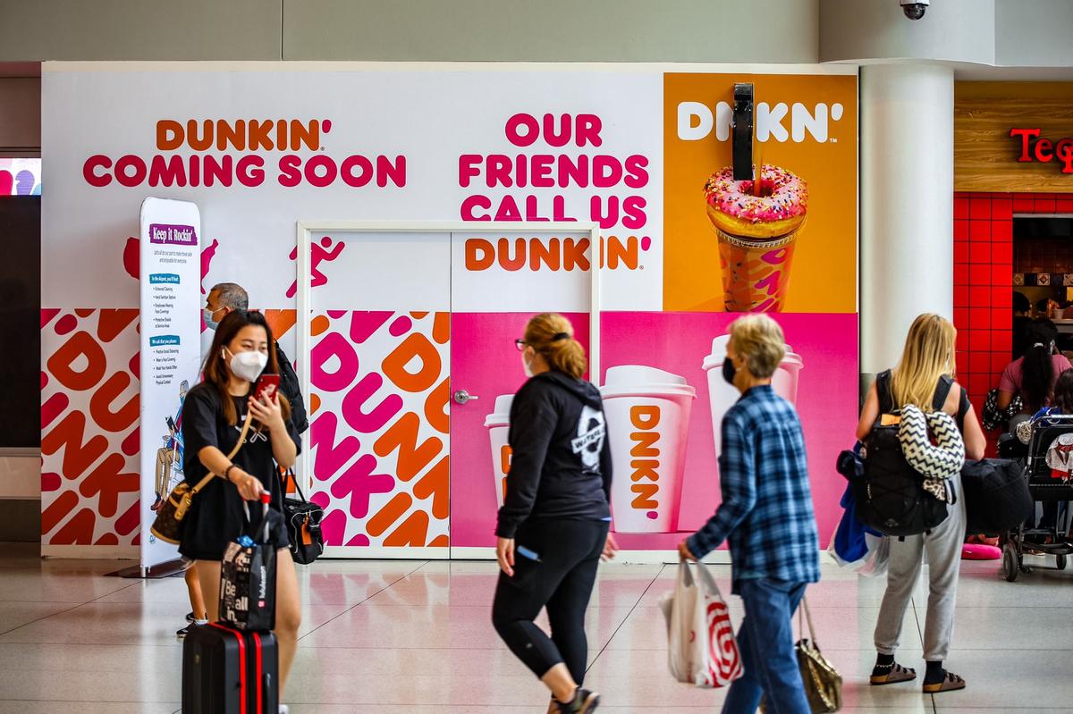 Two Dunkin’ stores will open at Charlotte Douglas International Airport with the first one opening in the Atrium near concourse C in December in a former Starbucks spot.