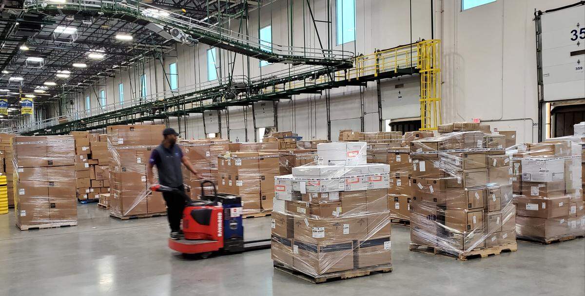 “Our Charlotte distribution center employs more than 300 people who are coming to work each day despite the challenges of social distancing, shelter in place. Our workforce has resiliently responded to rally at this critical moment,” said Jesse Greenberg, Medline Industries spokesman.