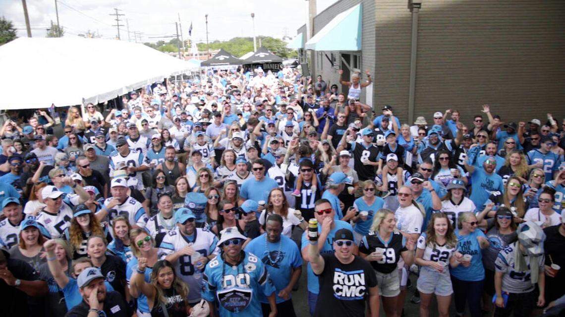 Roaring Riot meets at 628 W. Morehead Street to tailgate before Panthers games.
