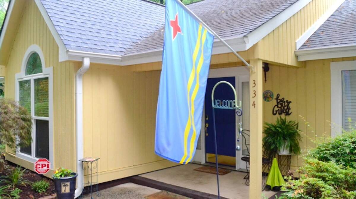 The front entrance of Ms. Elsie’s Caribbean B&B.