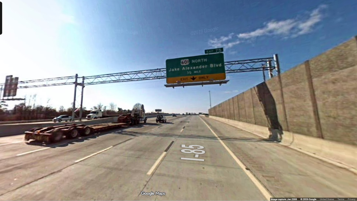 Motorist seriously injured by shots fired on I-85, North Carolina police say