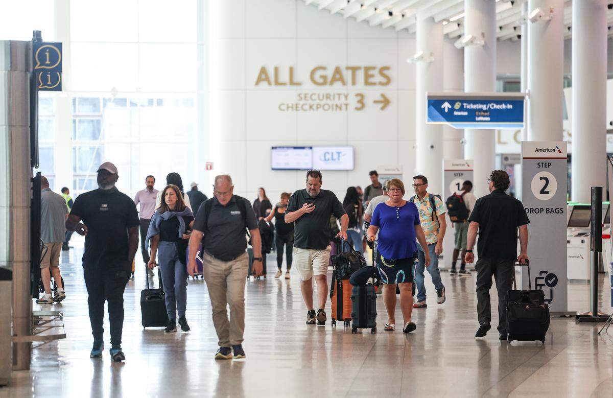 Charlotte Douglas International Airport prepares for a busy travel weekend ahead of the Memorial Day holiday this weekend. Throughout the holiday weekend, American Airlines will operate more than 3,800 departures from CLT. American expects to welcome more than 4.2 million customers across more than 40,000 flights between May 21 and May 26. 