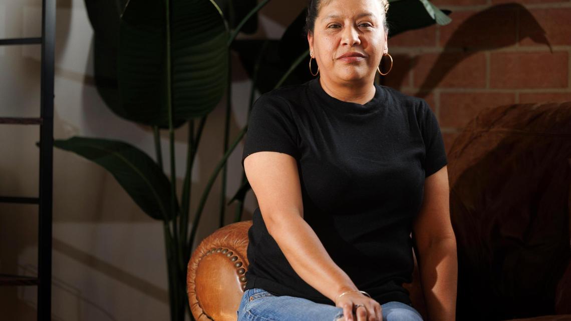 Marisela Ceniceros, of Charlotte, N.C., a mother of two DACA recipients, at Camino in Charlotte, Thursday, Oct. 20, 2022. She brought her children from Mexico to America in 2002 and worries about the impact ending DACA would have on them, and the many families that could be separated.