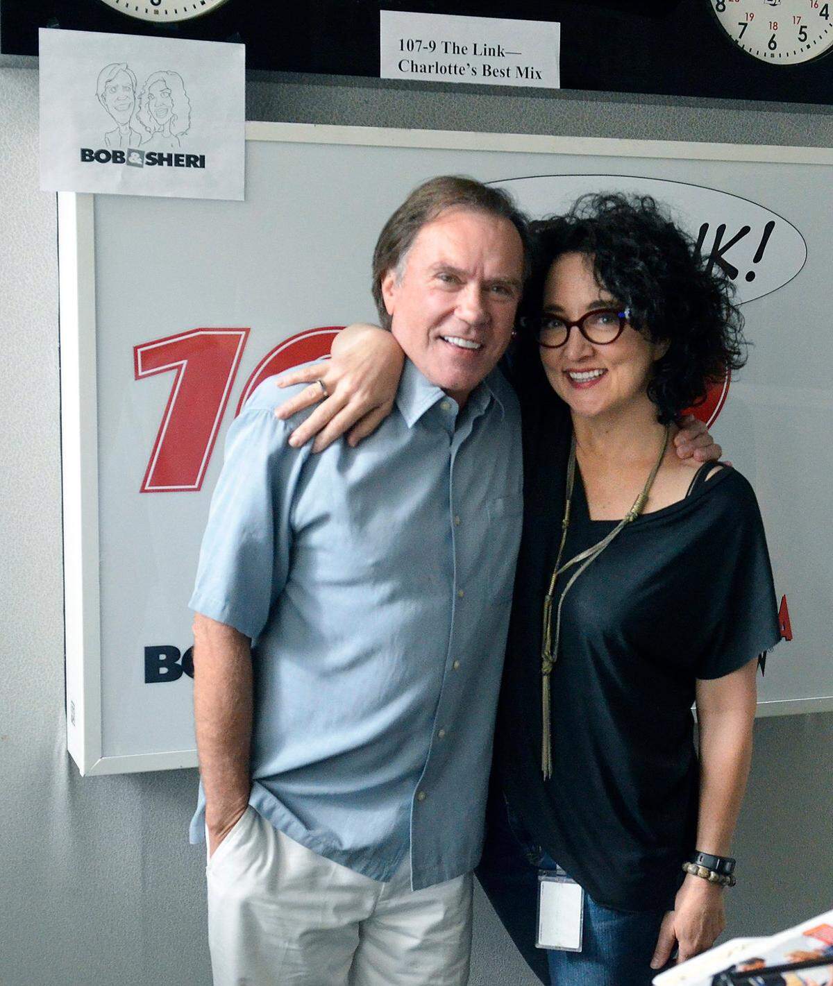 Longtime morning radio show hosts Bob Lacey & Sheri Lynch are still making their listeners laugh as they start their day with 107.9 “The Link”. We visited the duo on Wednesday, August 2, 2017.