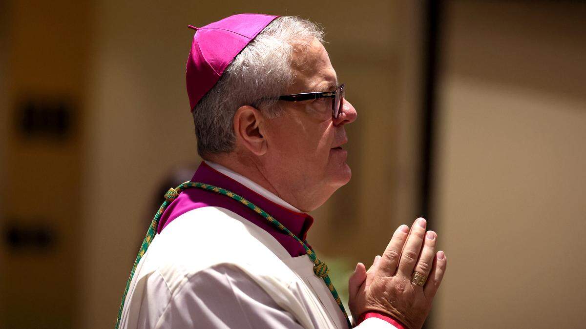 Bishop Michael Martin spoke briefly with Pope Leo XIV on Wednesday, asking him to keep Charlotte immigrants in his prayers.