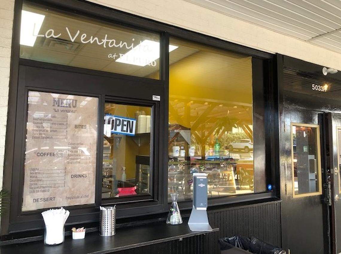 El Puro has a takeout window offering coffee, empanadas, croquetas and Cuban sandwiches.