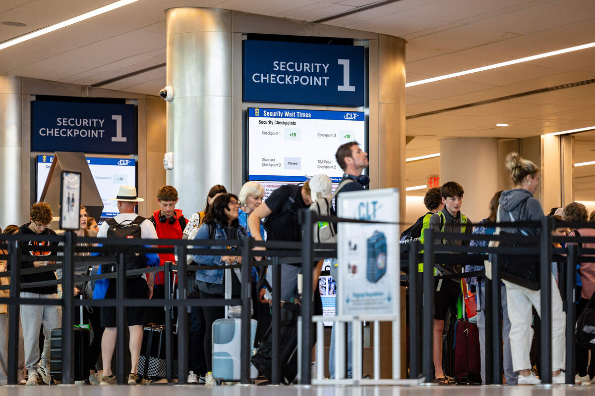 Charlotte Douglas International Airport is expected to see 1.6 million arriving and departing passengers between Friday, June 26 and Monday, July 6, according to airport officials.