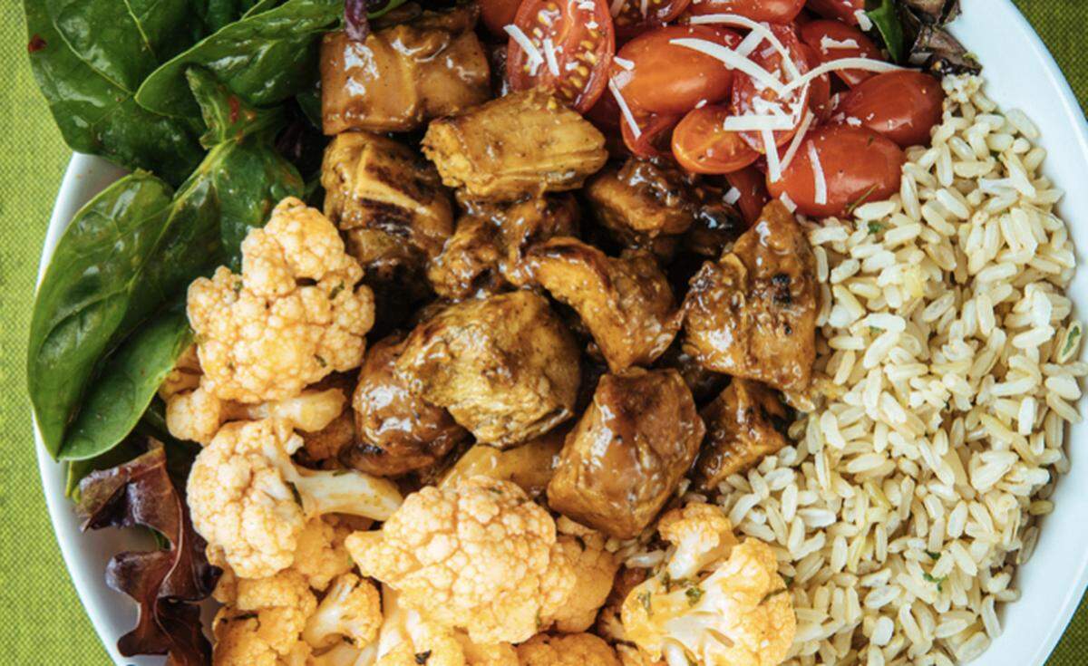 A Mahana bowl starts at $9.29 plus tax, but the final price depends on bowl size and add-on choices.