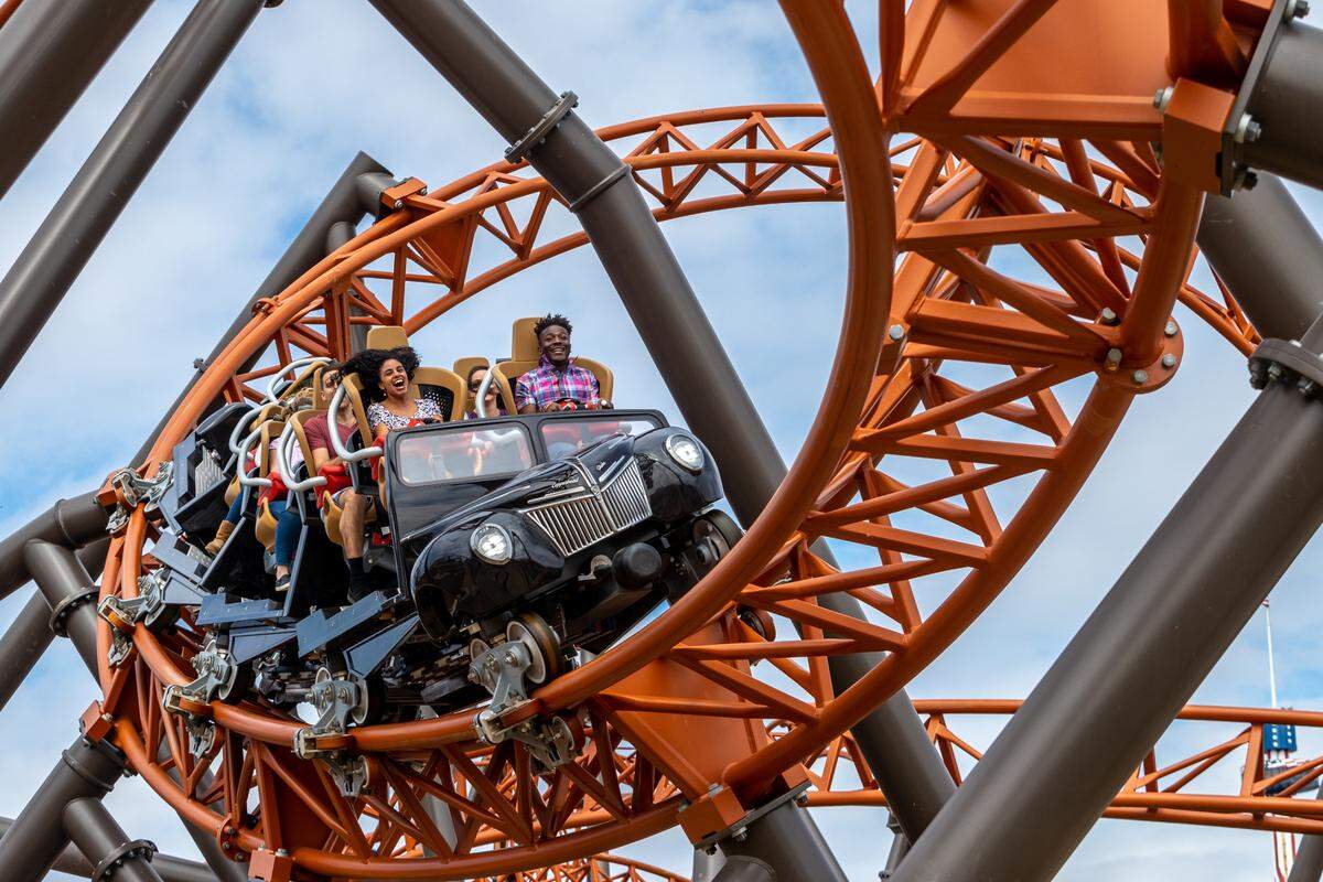 Carowinds’ parent company confirmed there have been layoffs of full-time workers at the park, part of companywide job cuts of over 10%. Seen here is the Copperhead Strike double launch roller coaster.