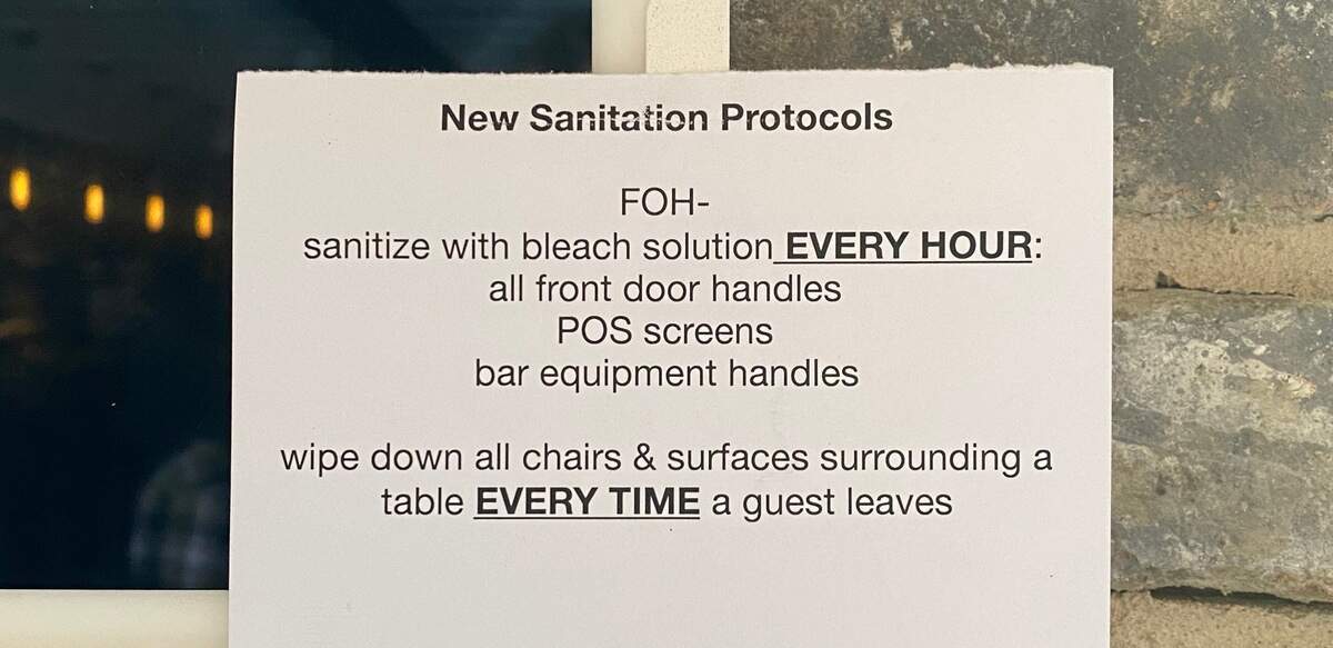 When Haberdish was still open for dine-in service, Jeff Tonidandel quickly came up with new protocols.