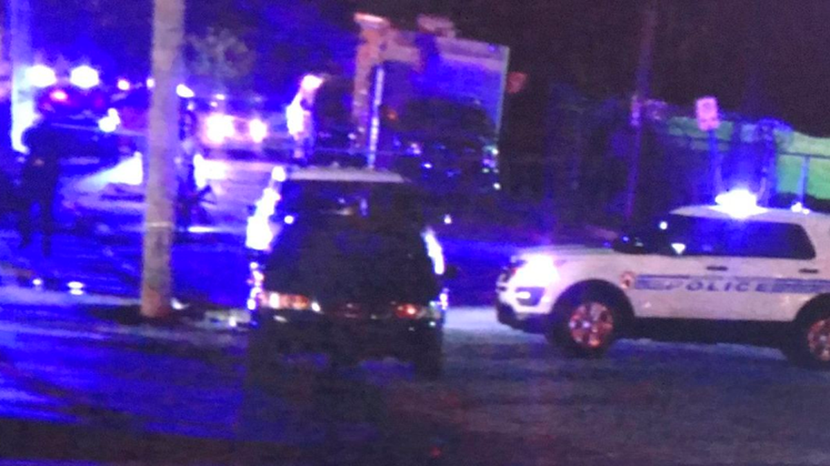 Police located a man with a gunshot wound on Washburn Avenue who was later pronounced dead on the scene. (Taylor Simpson/WBTV photo)