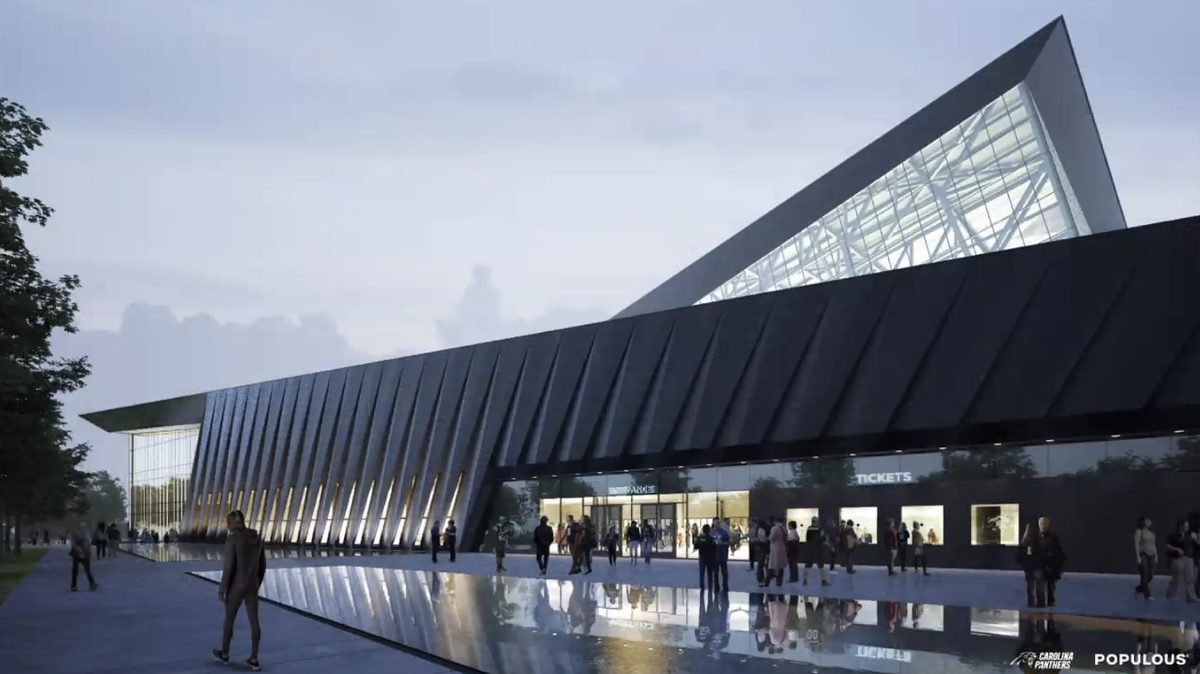 Rendering of Panthers’ new facility in Rock Hill.
