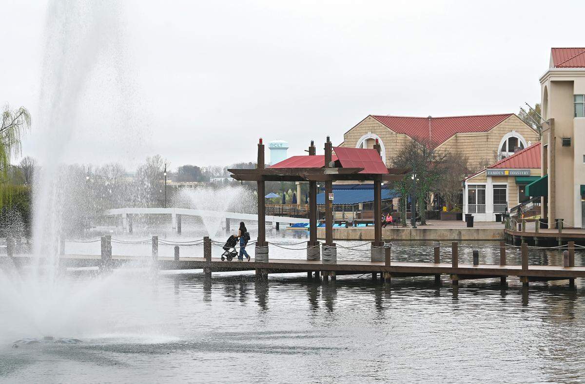 The Boardwalk (formerly known as The Shoppes at University Place) earlier this month. Despite its size, density and growth, the University City area has not developed a strong independent restaurant scene.