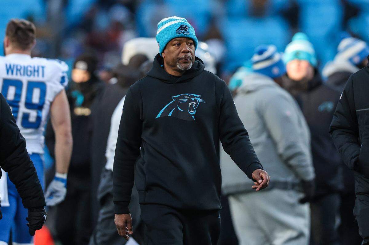 Former Carolina Panthers coach Steve Wilks.