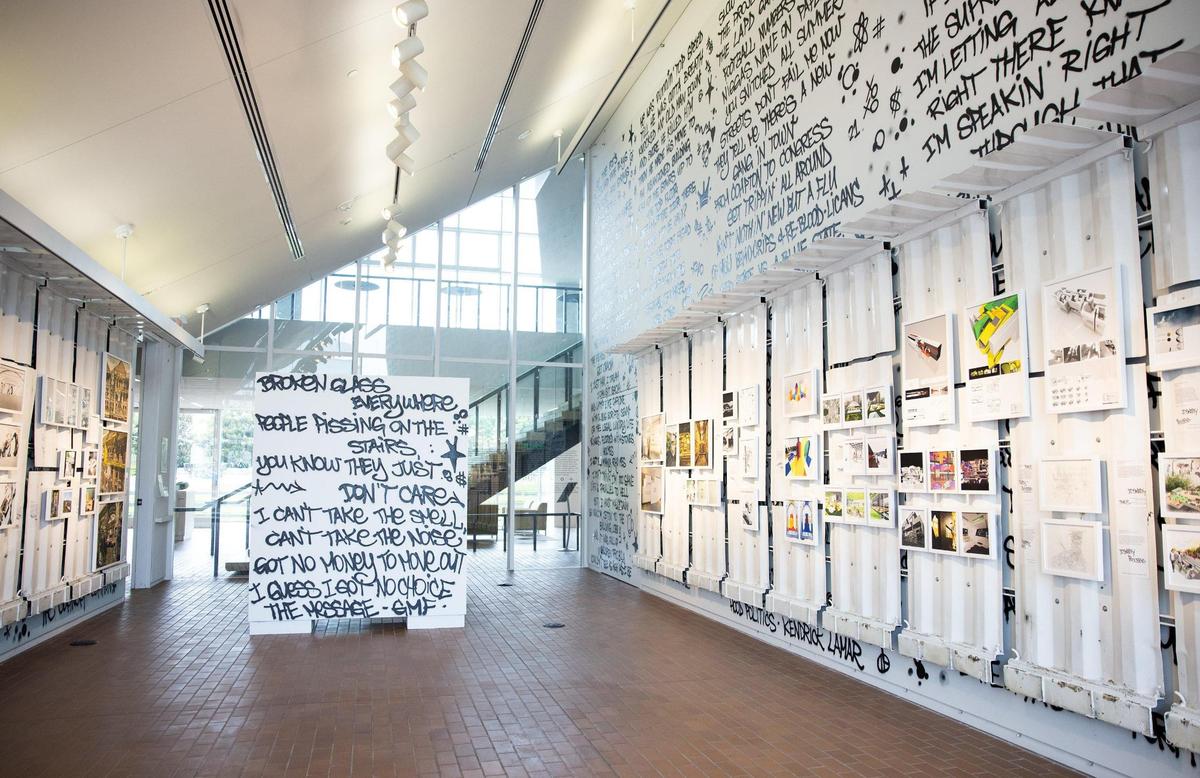 Sekou Cooke’s exhibit is free and open to the public. It runs through July 15.
