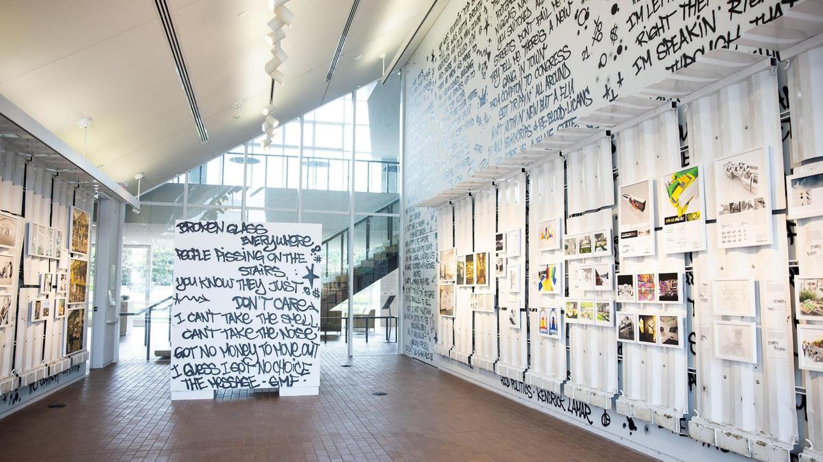Sekou Cooke’s exhibit is free and open to the public. It runs through July 15.