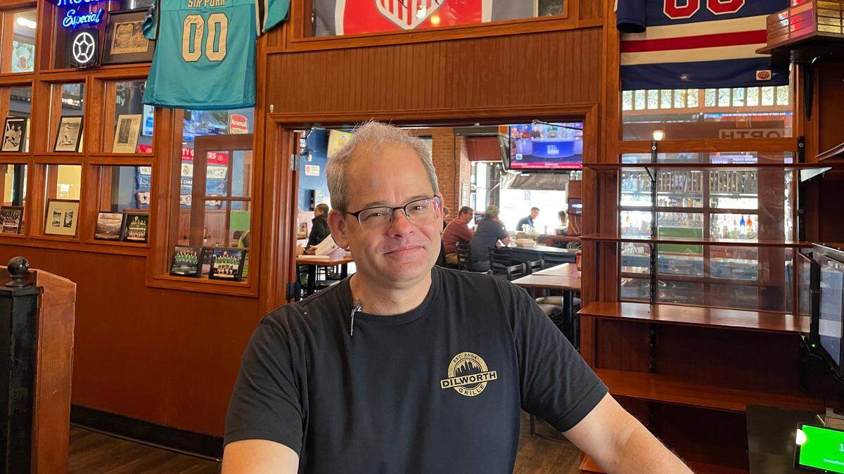 Dilworth Neighborhood Grille owner Matt Wohlfarth.