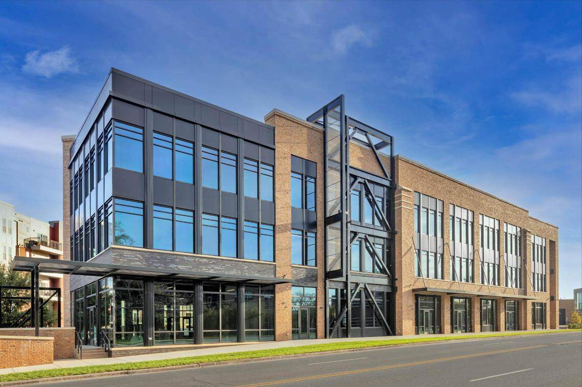 A rendering of the new offices for Arrival, a British electric vehicle maker. The firm is establishing its North American headquarters in Charlotte’s South End neighborhood.