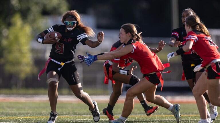 PHOTOS: Butler at South Meck girls’ flag football