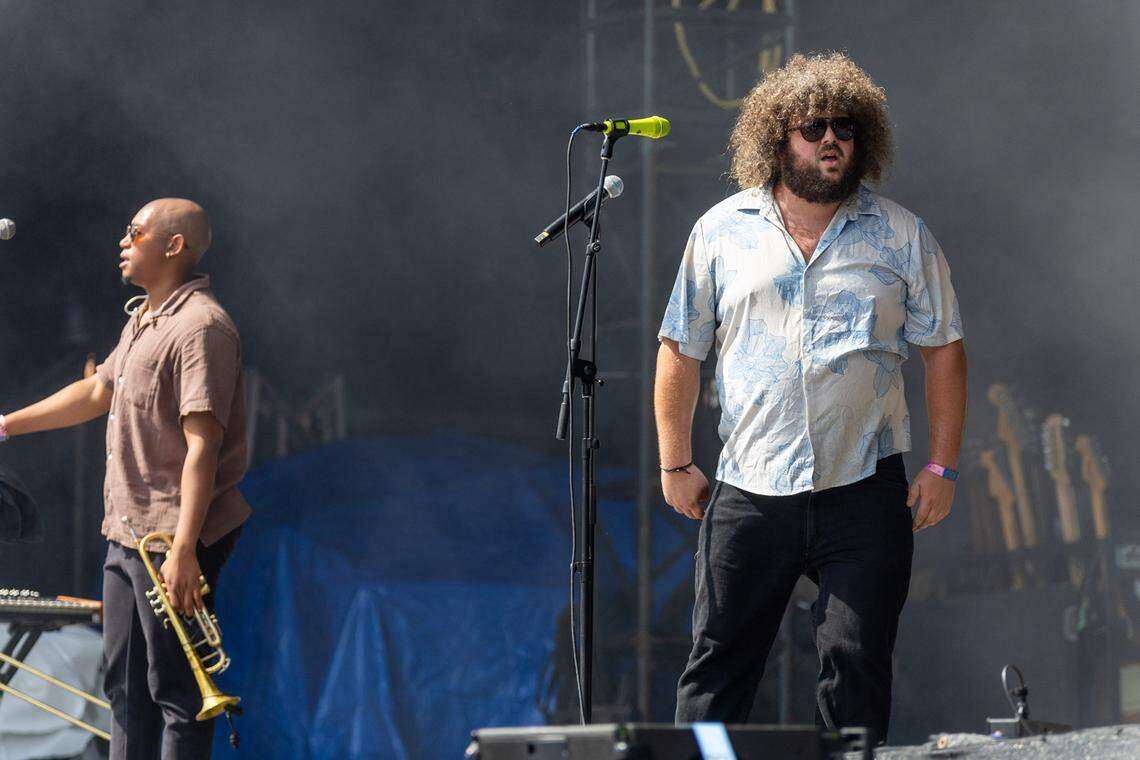 Robbie Wulfsohn of Ripe on the Coors Light Stage at Lovin’ Life Music Fest in Charlotte, NC, on May 5, 2024.