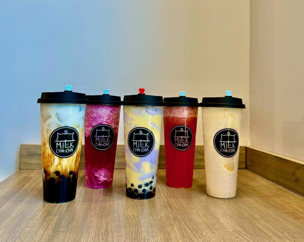 Milk Cha-Cha’s boba drinks incorporate fresh fruits and dairy with premium loose-leaf teas.