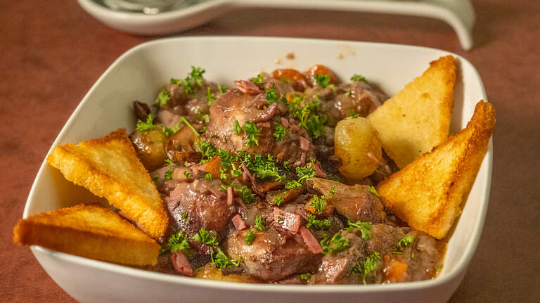 Coq au Vin is flavorful, filling and makes for a great special occasion entrée