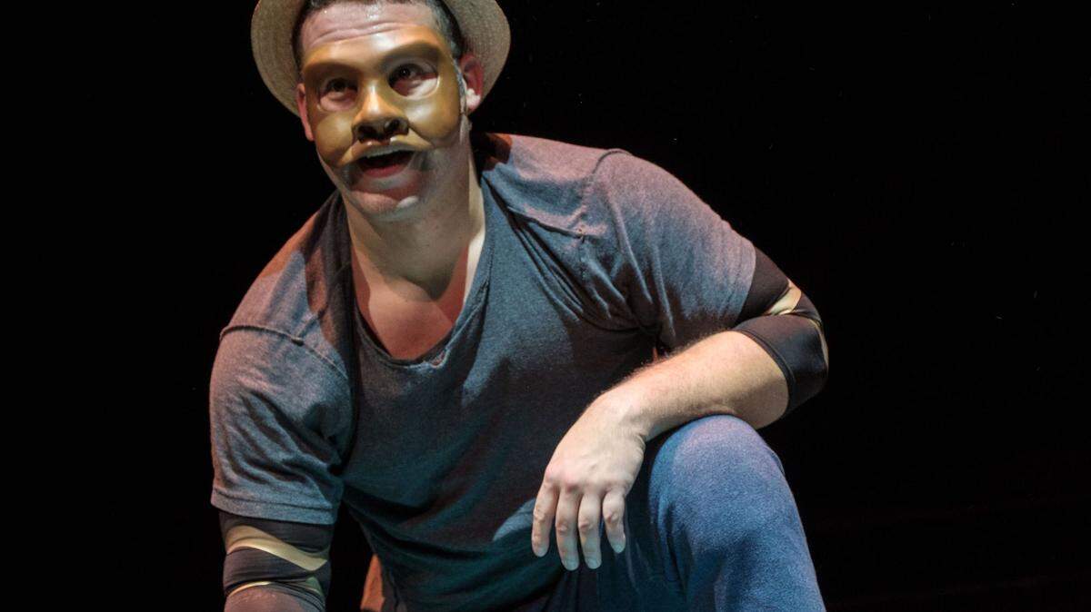 CarlosAlexis Cruz’s “Picaro” combines acrobatics, comedy, and masks to tell the tale of an 8-year-old Guatemalan boy as he journeys across Mexico to America. It opens April 27 at Children’s Theatre of Charlotte.