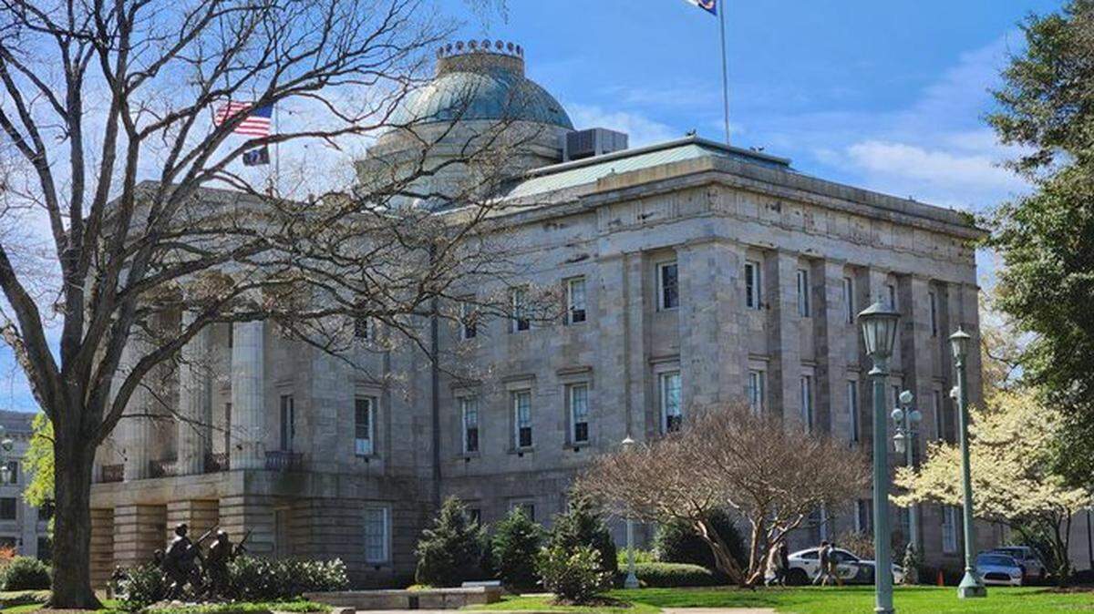 North Carolina’s historic State Capitol building in downtown Raleigh.