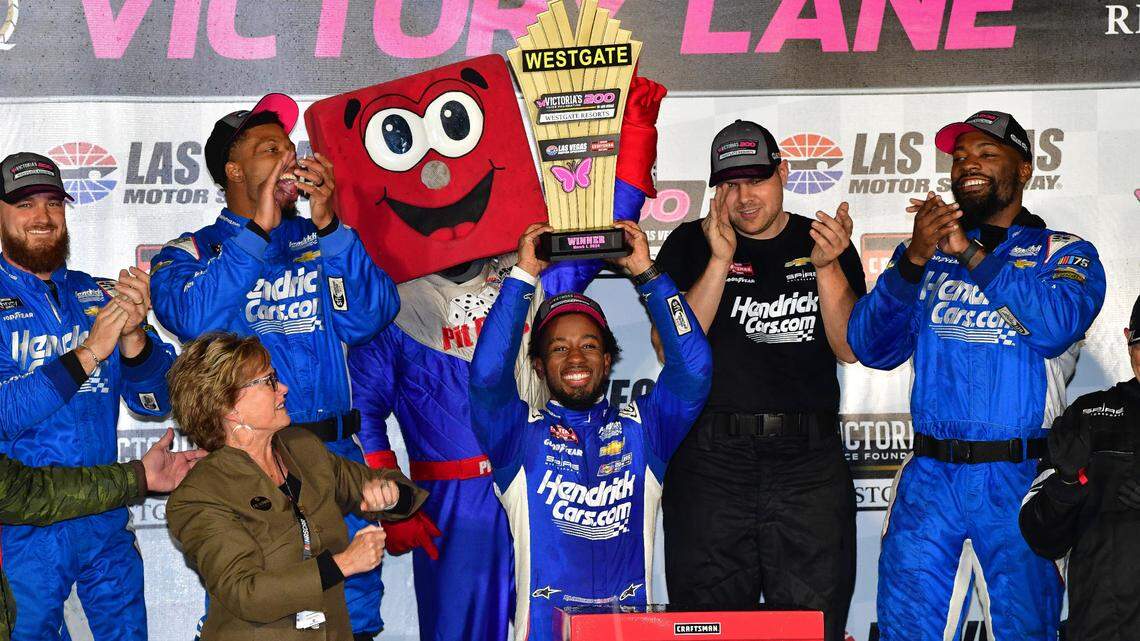 Rajah Caruth becomes the third Black driver to win a NASCAR national series race