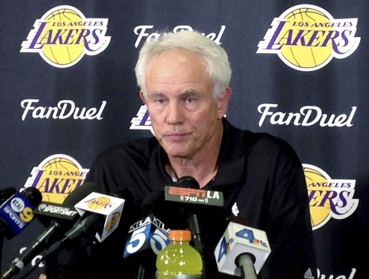 New Charlotte Hornets general manager Mitch Kupchak, out of the NBA for more than a year after the Los Angeles Lakers fired him, might have to catch up on draft prospects, with the Hornets likely picking 11th overall in June.