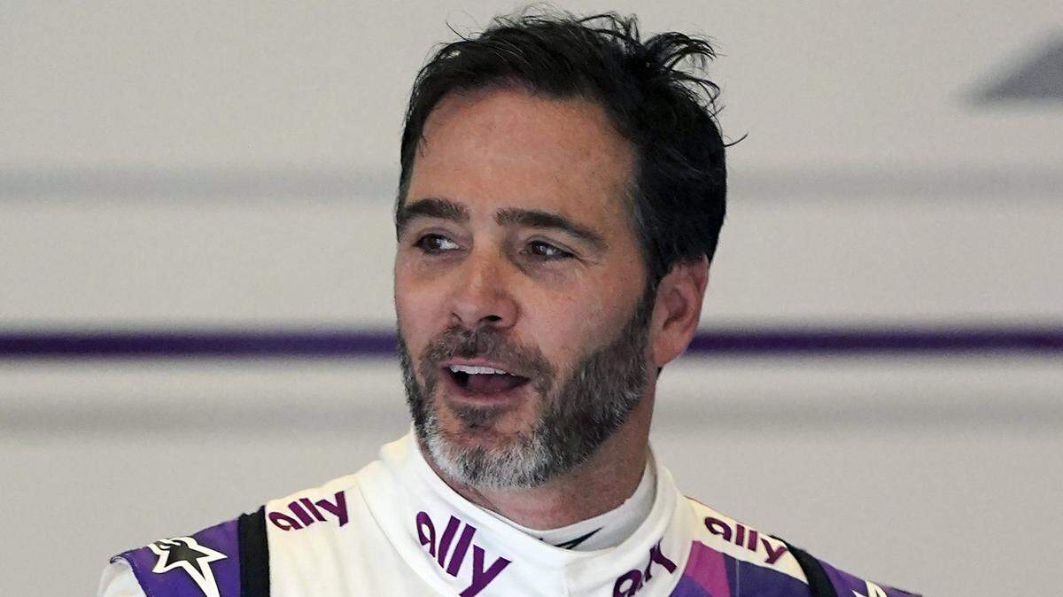 Jimmie Johnson decided it might be cool to turn his 2006 Daytona 500 racing suit into an art installation following a dinner in New York several years ago.
