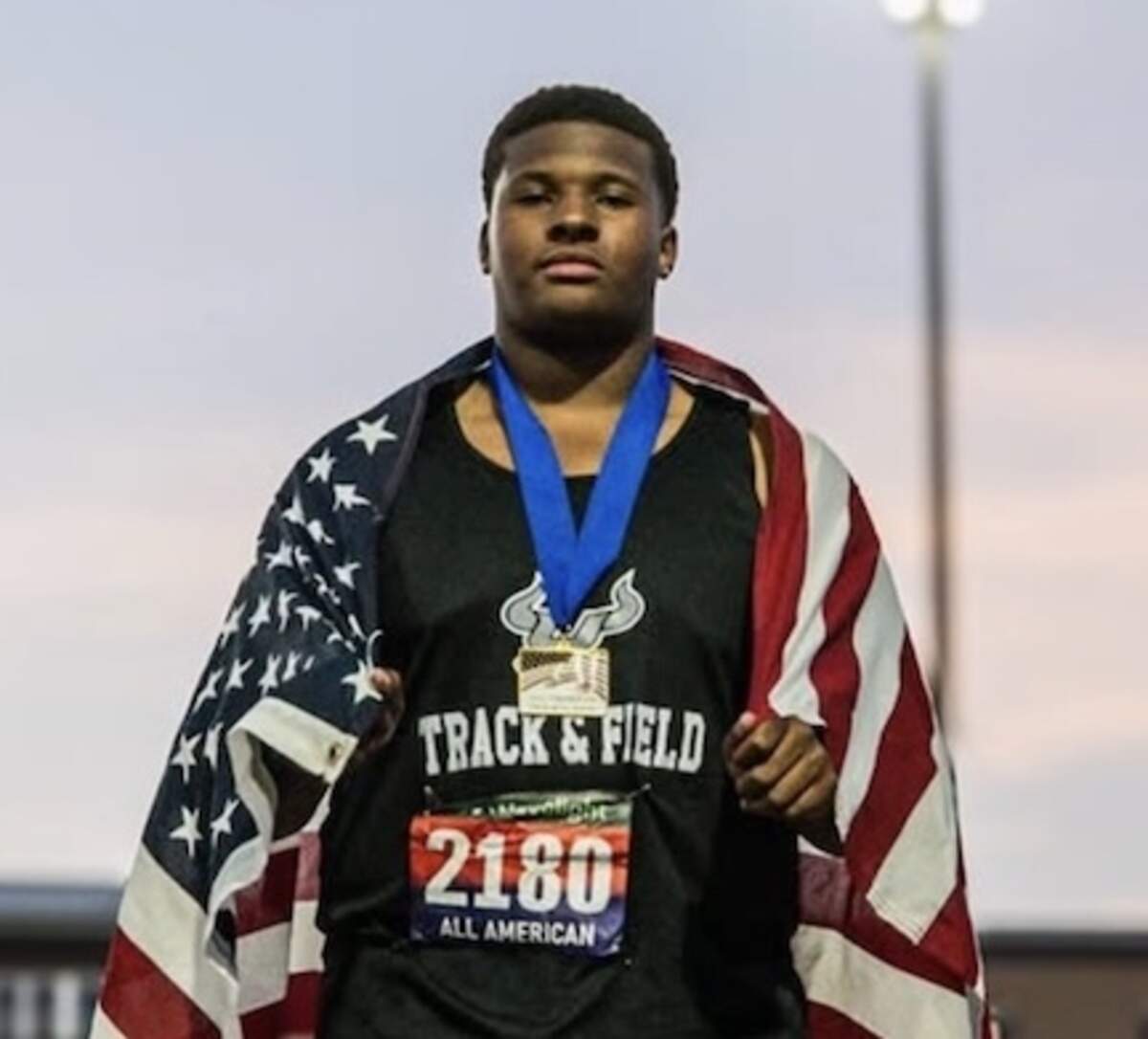 Hickory Ridge track star Chase McCullough