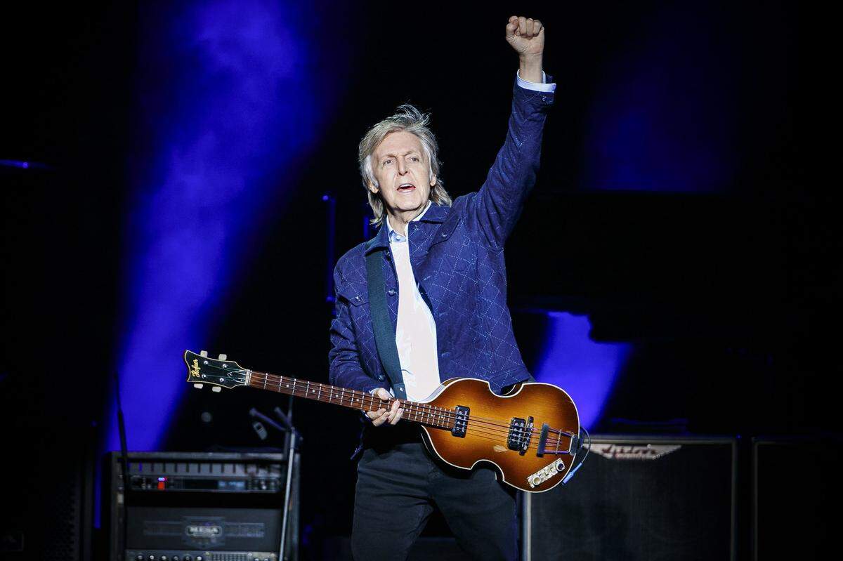 The “Got Back Tour” marks Paul McCartney’s first live shows since July 2019. The former Beatle is shown here at a show in Lexington, Ky., in June 2019.