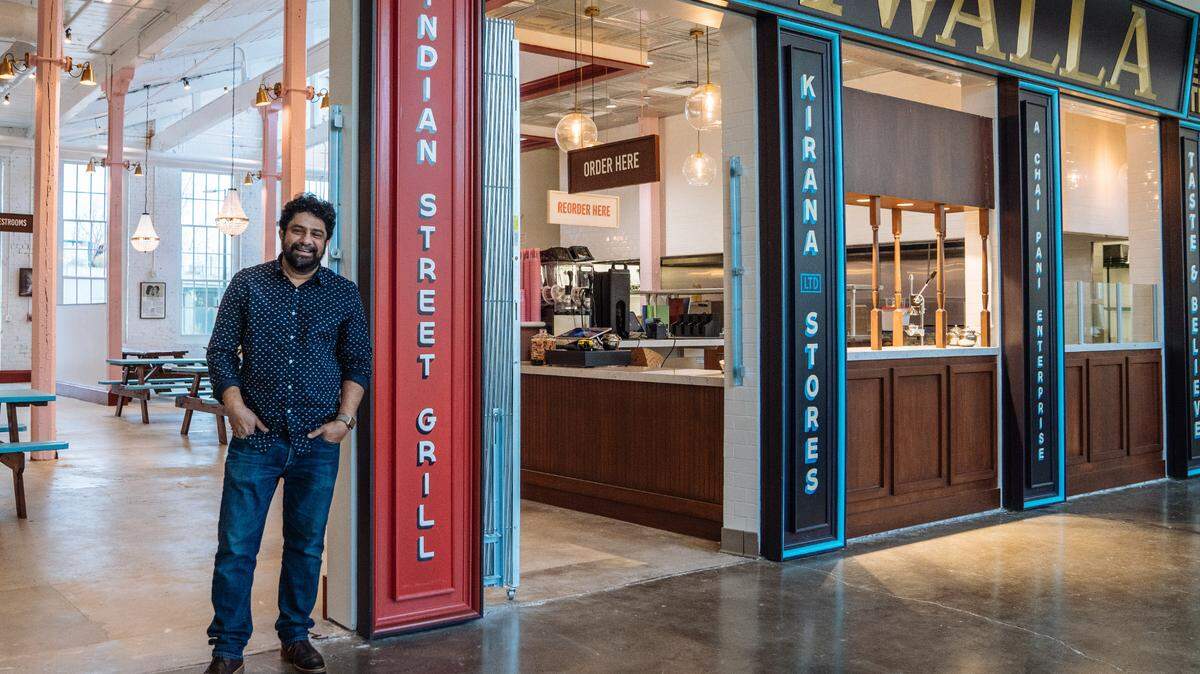Botiwalla, an Indian street food restaurant operated by James Beard Award semifinalist Meherwan Irani, is now open in the upstairs restaurant wing at Optimist Hall.