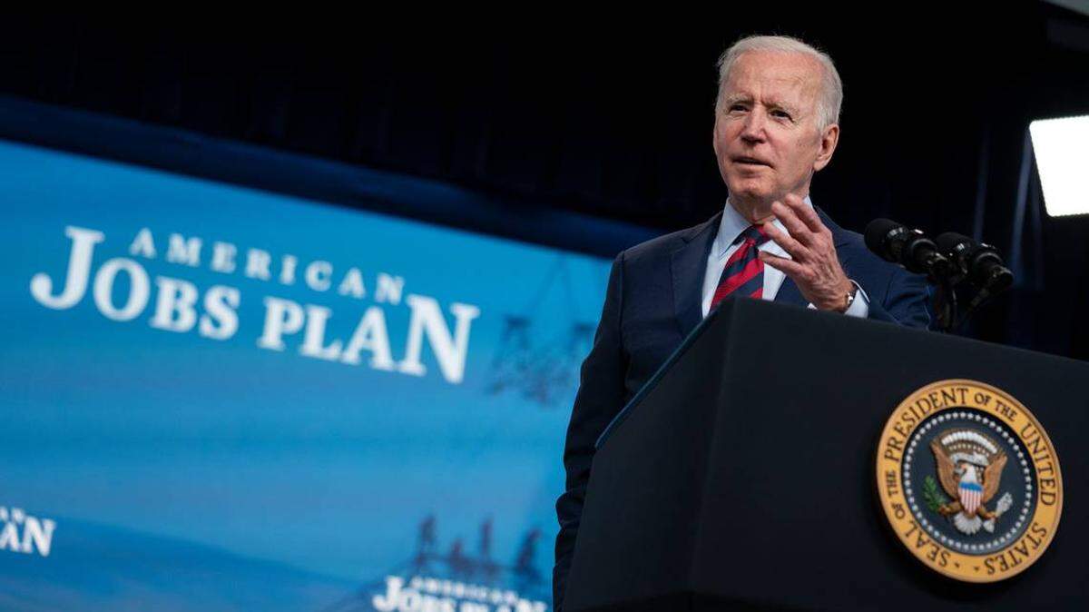 In remarks Wednesday at the White House, President Joe Biden pushed for his sweeping $2.3 trillion American Jobs Plan. Biden sees the infrastructure plan as a way to do big things that stretch beyond traditional infrastructure like roads, highways and bridges.