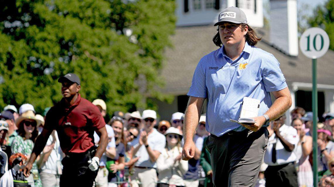Masters low amateur Neal Shipley plays with Tiger Woods: ‘He was great to me all day’