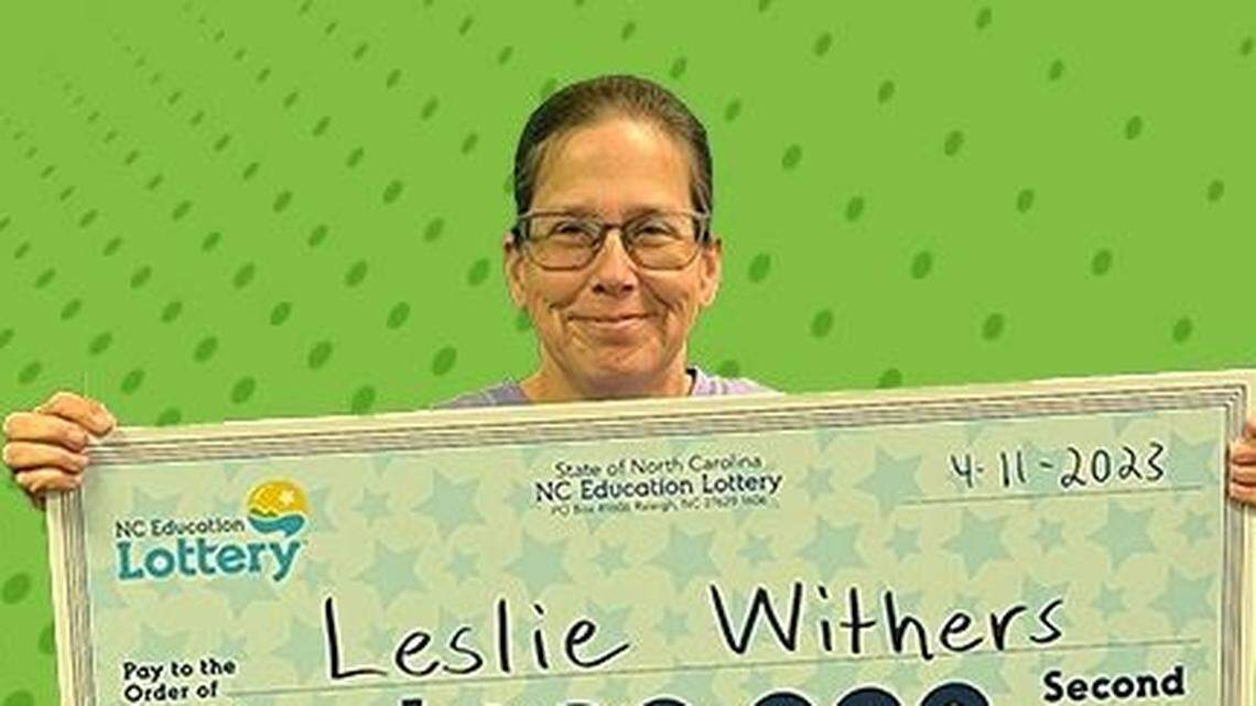 Leslie Withers said she will use her prize to buy a new Jeep.