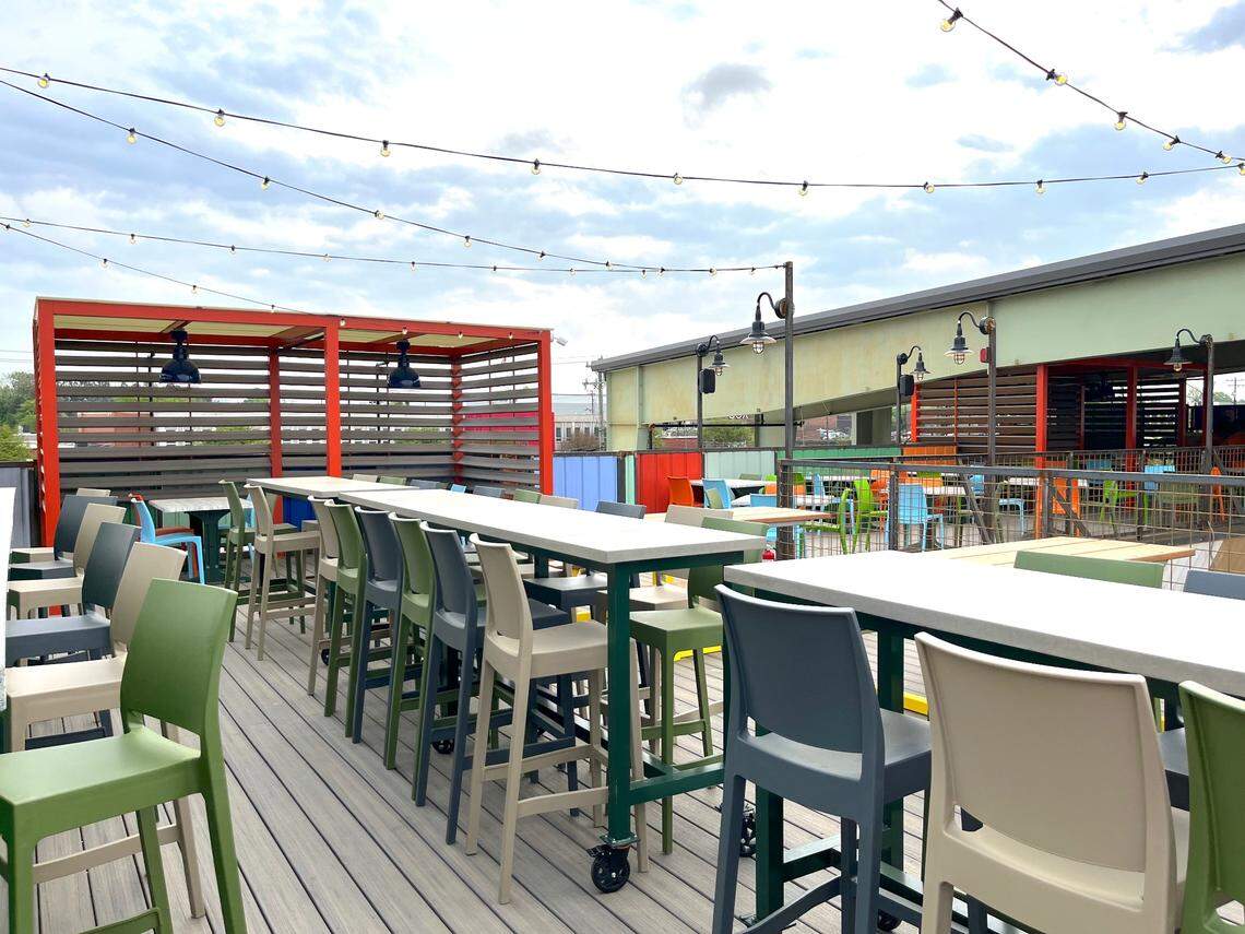 The rooftop at State of Confusion.