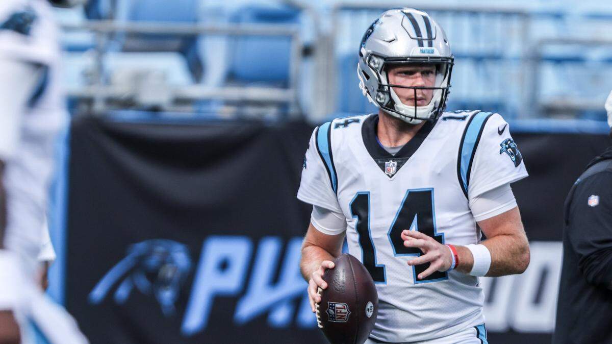 Carolina Panther quarterback Sam Darnold will play his first real game for his new team against his old one, the New York Jets, on Sunday.
