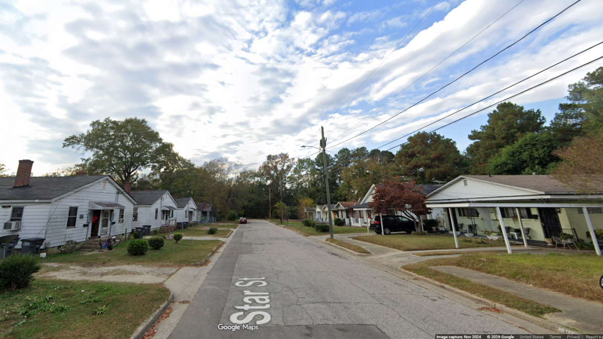 The fatal dog attack occurred at a home in the 1100 block of Star Street in Rocky Mount, according to police.