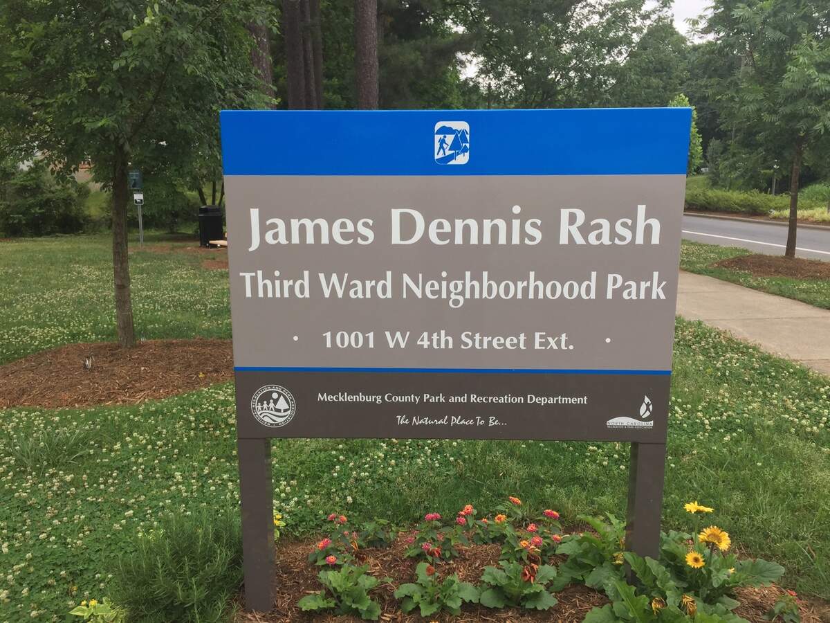 A magnolia tree in the center of the park is named "Betty," the same as his wife, Betty Chafin Rash.