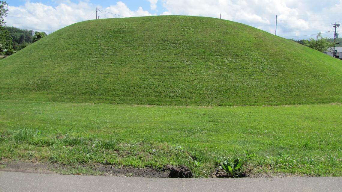 The Nikwasi Mound dates back 800 to 1,000 years and is believed to have been built by the ancestors of the Cherokee tribe. Nikwasi Initiative Photo